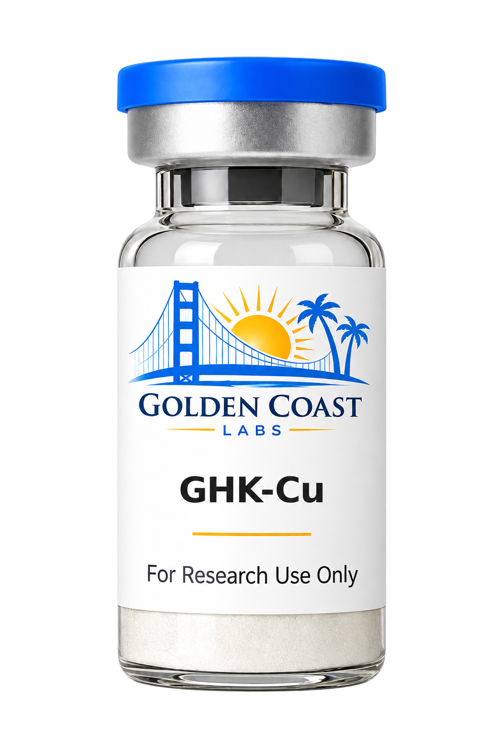 Golden Coast Labs GHK-Cu research vial